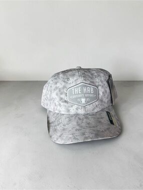 The Hab Light Gray Floral Baseball Cap - The Hab Corporate Apparel